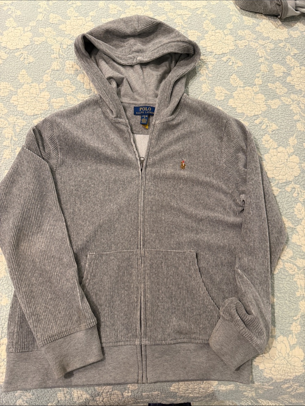 Polo by Ralph Lauren Kids' Gray Hooded Zip Jacket